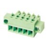 Euro Jack, Male Plug, 4-Position, 3.81mm Pitch, Screw Termination MR-15EDGKM-3.81-04P-14-00A(H)