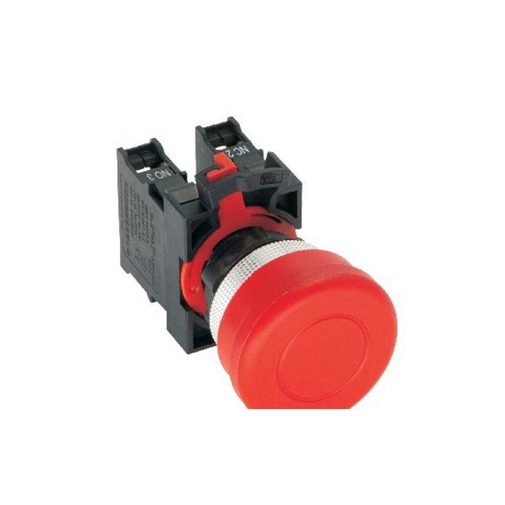 MR-26-M 22 mm Mushroom Head Push Button - Ø40 mm, Can Be Illuminated