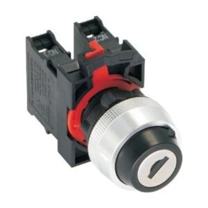 MR-26-Y 22 mm Key-Lock Switch - 2 or 3 Position