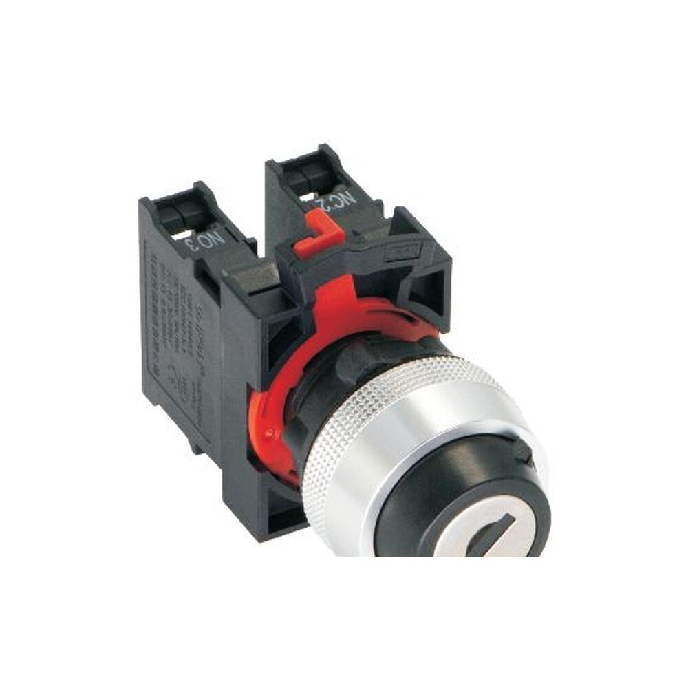 MR-26-Y 22 mm Key-Lock Switch - 2 or 3 Position