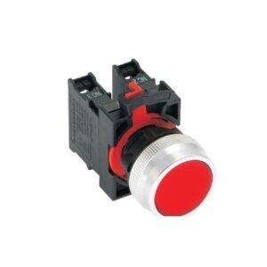 MR-26 22 mm Push Button - Flat Head, Can Be Illuminated