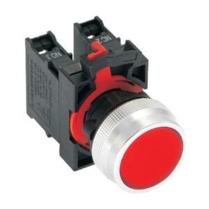 MR-26 22 mm Push Button - Flat Head, Can Be Illuminated