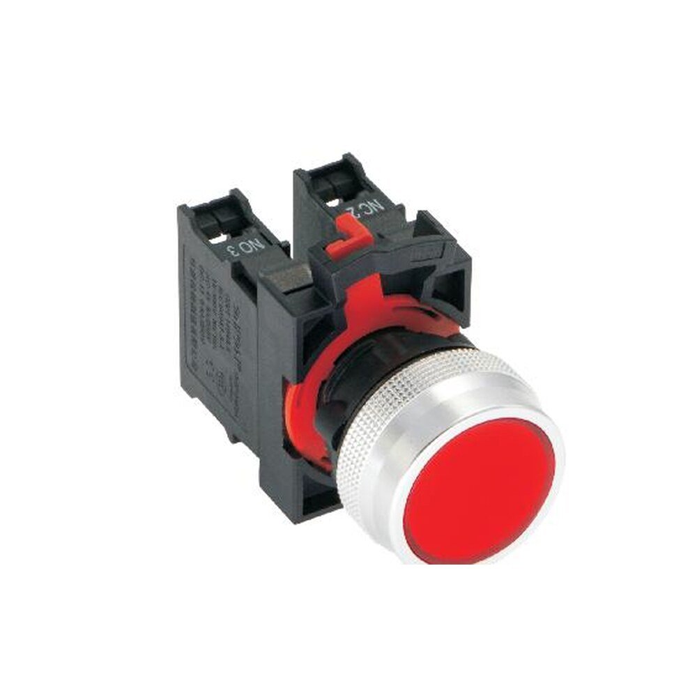 MR-26 22 mm Push Button - Flat Head, Can Be Illuminated