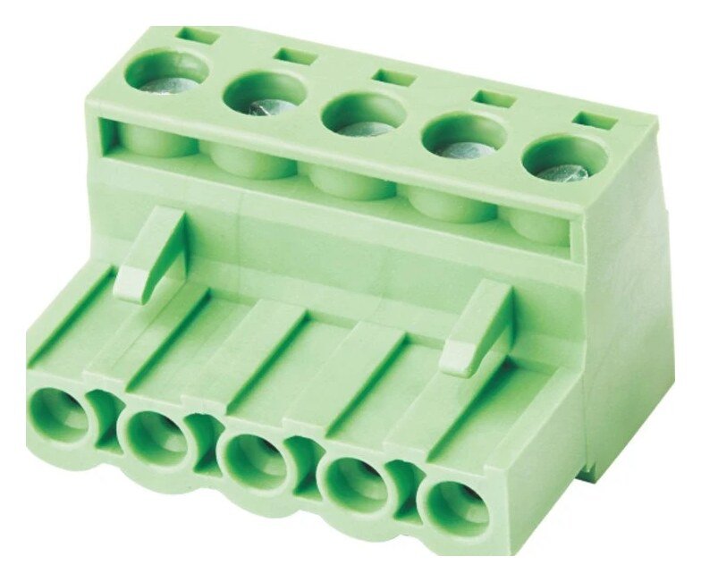 Euro Jack, Male Plug, 4-Position, 5.0mm Pitch, Screw Termination MR-2EDGK-5.0-04P-14-1000A(H)