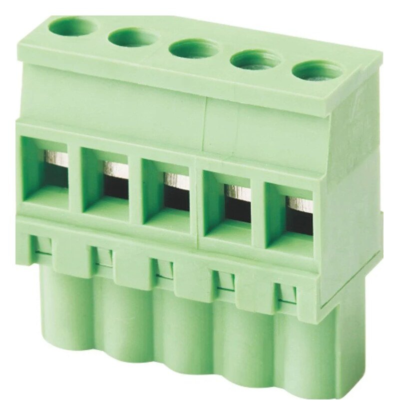 Euro Jack, Male Plug, 3-Position, 5.0mm Pitch, Screw Termination MR-2EDGKB-5.0-03P-14-1000A(H)