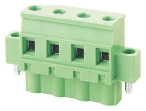 Euro Jack, Male Plug, 4-Position, 7.62mm Pitch, Screw Termination MR-2EDGKBM-7.62-04P-14-1000A(H)