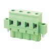 Euro Jack, Male Plug, 4-Position, 7.62mm Pitch, Screw Termination MR-2EDGKBM-7.62-04P-14-1000A(H)