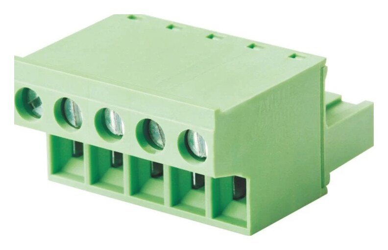 Euro Jack, Male Plug, 4-Position, 5.08mm Pitch, Screw Termination MR-2EDGKC-5.08-04P-14-00A(H)