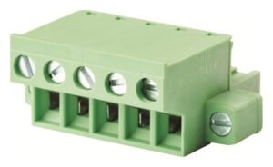 Euro Jack, Male Plug, 4-Position, 5.08mm Pitch, Screw Termination MR-2EDGKCM-5.08-04P-14-00A(H)