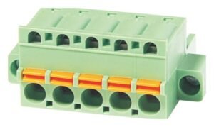 Euro Jack, Male Plug, 3-Position, 5.0mm Pitch, Push-in Spring Termination MR-2EDGKDM-5.0-03P-14-00A(H)