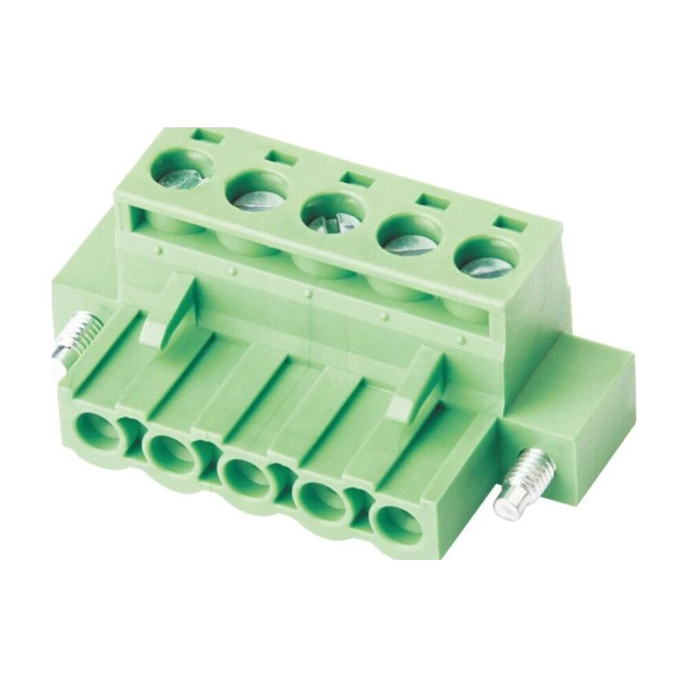 Euro Jack, Male Plug, 4-Position, 5.0mm Pitch, Screw Termination MR-2EDGKM-5.0-04P-14-1000A(H)