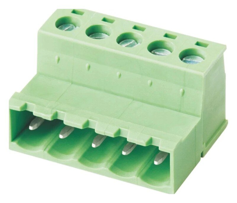 Euro Jack, Female Socket, 4-Position, 5.08mm Pitch, Screw Termination MR-2EDGKR-5.08-04P-14-00A(H)