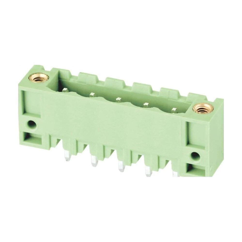 Euro Jack, Female Socket, 4-Position, 5.08mm Pitch, Solder Termination MR-2EDGVM-5.08-04P-14-100A(H)