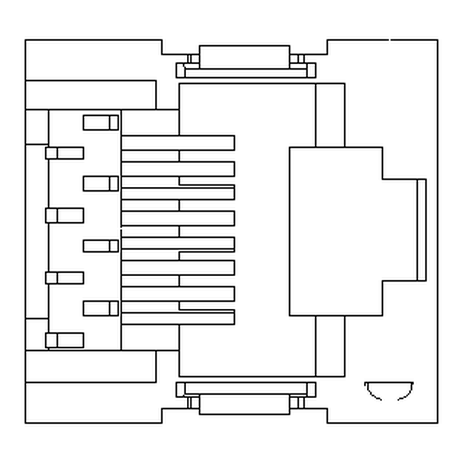 MR-58-02 Modular Jack, Side Entry PCB Mount