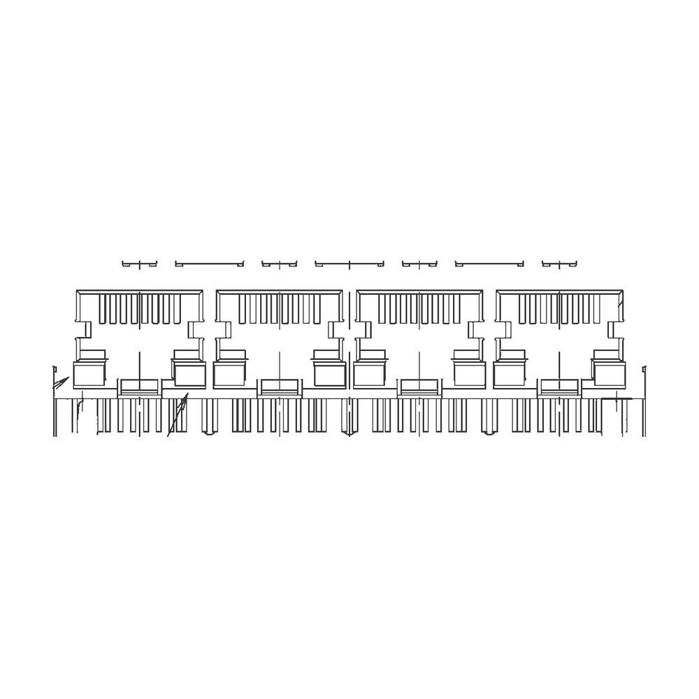 MR-9805 (8P8C) RJ45 4 Port Jack with Transformer, Shielded, Flat Pin, Side Entry