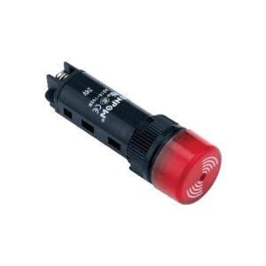 MR-AD16-16-SND ×16 mm Buzzer and Flashing Light - Continuous, Flashing or Intermittent