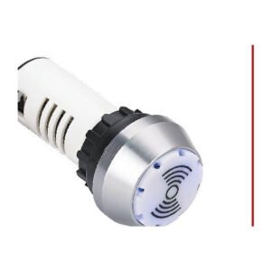 MR-AD16-22GQ-SSM ×22 mm Buzzer - Metal Frame, Dual-Colour Flashing Light, Intermittent Sound