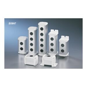 MR-BXM47 Push Button Box, 47 mm Section, 1 to 5 Holes