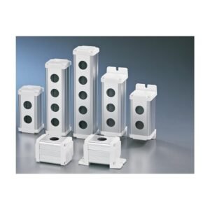 MR-BXM47 Push Button Box, 47 mm Section, 1 to 5 Holes