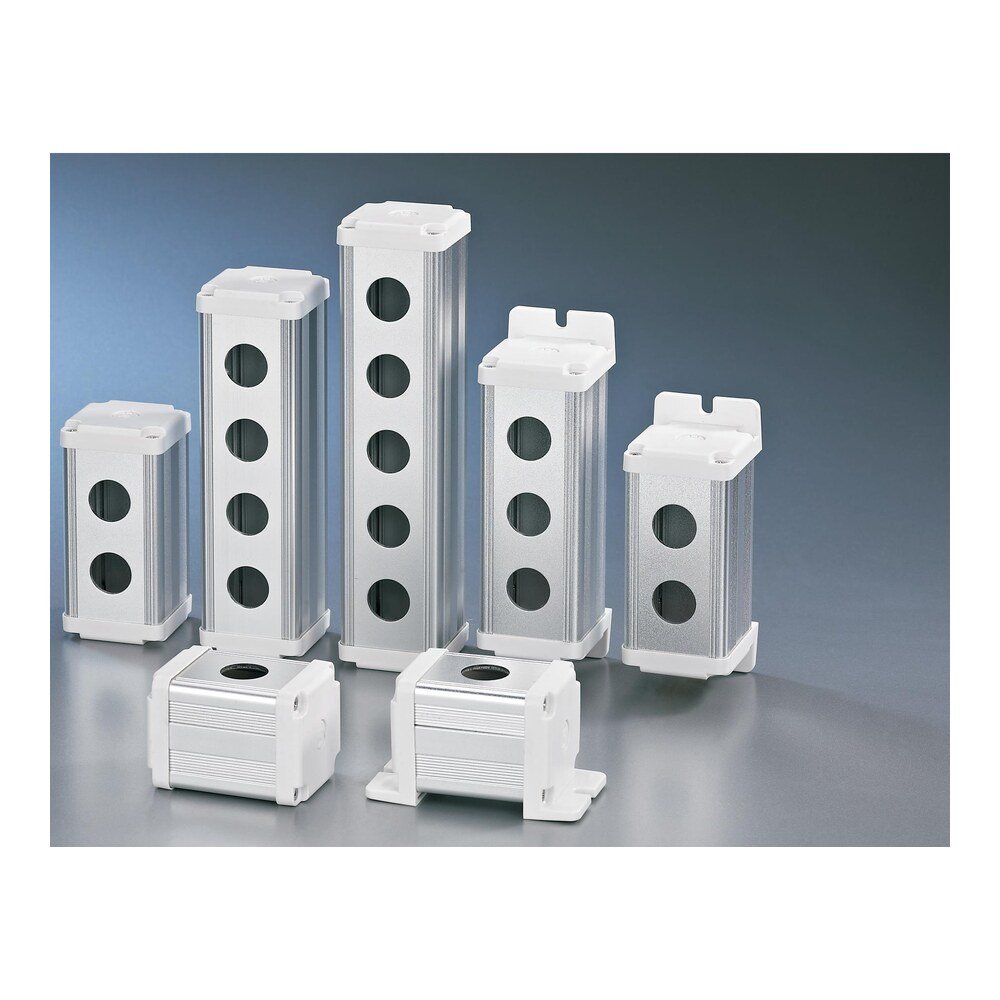 MR-BXM47 Push Button Box, 47 mm Section, 1 to 5 Holes
