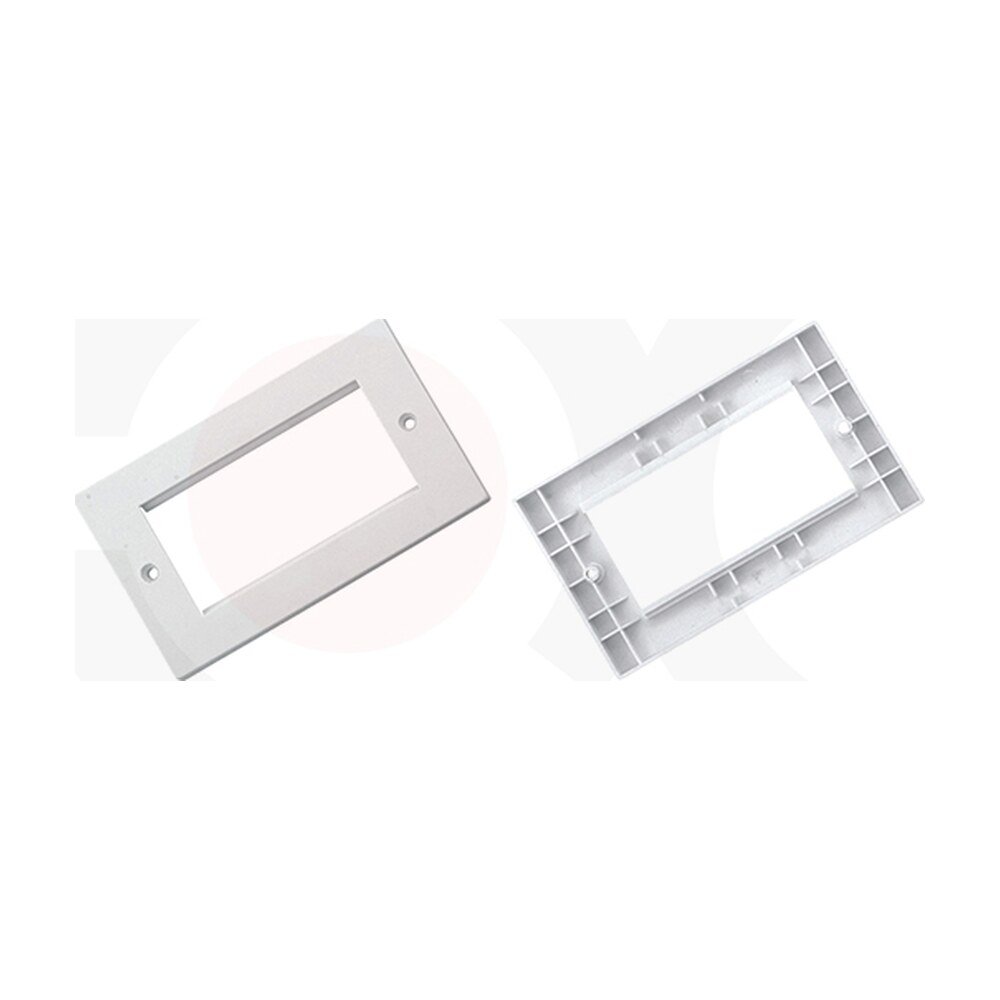 MR-FP-2103-4P — 146X86mm 4 Ports Face Plate Plastic Material:ABS