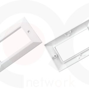 MR-FP-2105-4P - 146X86mm 4 Ports Bevel Face Plate Plastic Material:ABS