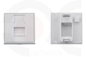 MR-FP-2202A - 45x45mm 1 port face plate Plastic Material:ABS