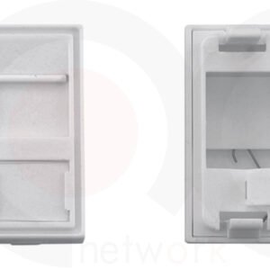 MR-FP-2202c - 45x22.5mm 1 port face plate Plastic Material:ABS