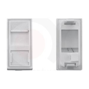 MR-FP-2202c — 45x22.5mm 1 port face plate Plastic Material:ABS