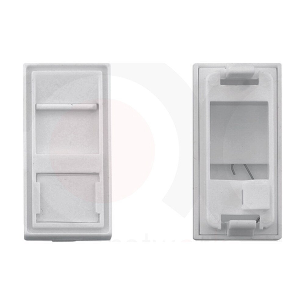MR-FP-2202c — 45x22.5mm 1 port face plate Plastic Material:ABS