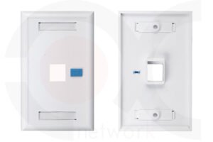 MR-FP-2301-1P - 114x70mm 1 port face plate Plastic Material:ABS