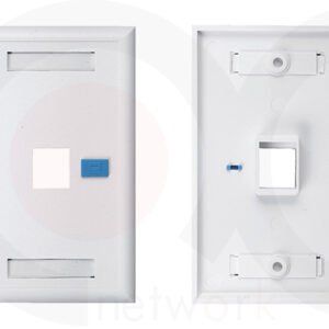 MR-FP-2301-1P - 114x70mm 1 port face plate Plastic Material:ABS