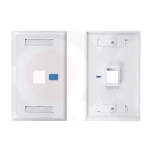 MR-FP-2301-1P - 114x70mm 1 port face plate Plastic Material:ABS