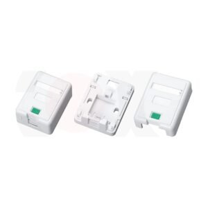 MR-FP-2501-1P — 1 Port Blank Surface Mount Box Plastic Material:ABS