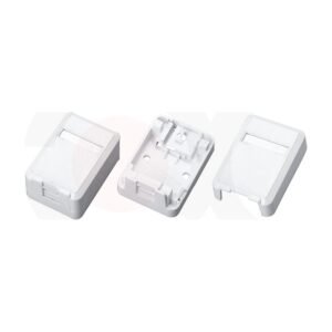 MR-FP-2502-1P - 1 Port Blank Surface Mount Box Plastic Material:ABS
