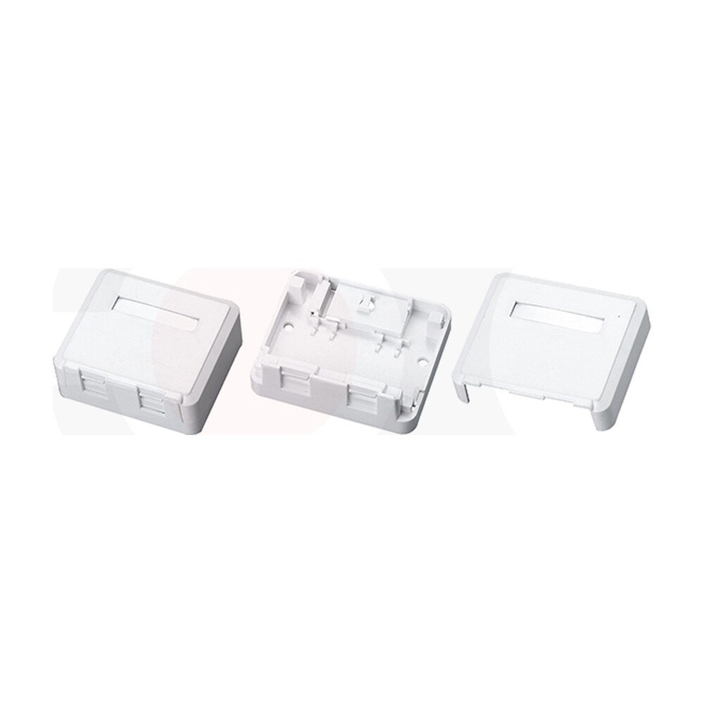 MR-FP-2502-2P — 2 Ports Blank Surface Mount Box Plastic Material:ABS