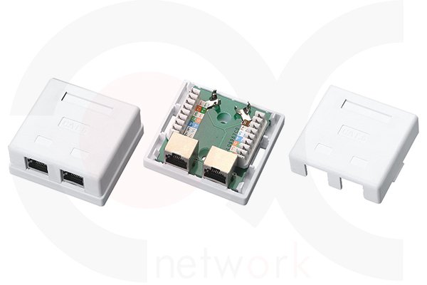 MR-FP-2504-2P — 2 Ports STP Surface Mount Box