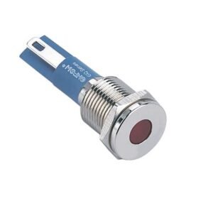 MR-GQ10T-D 10 mm Metal Indicator Light - Flat Round Lens, IP67
