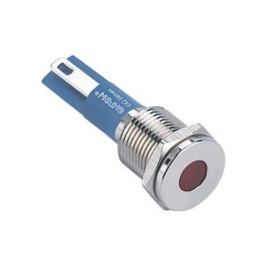 MR-GQ10T-D 10 mm Metal Indicator Light - Flat Round Lens, IP67