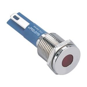 MR-GQ10T-D 10 mm Metal Indicator Light – Flat Round Lens, IP67