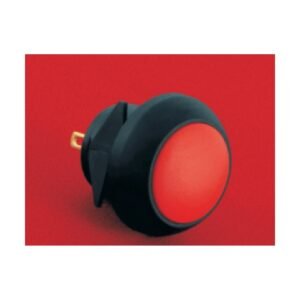 MR-GQ12B-10-J-PA 12 mm push button, domed head, PA plastic housing, pin terminal