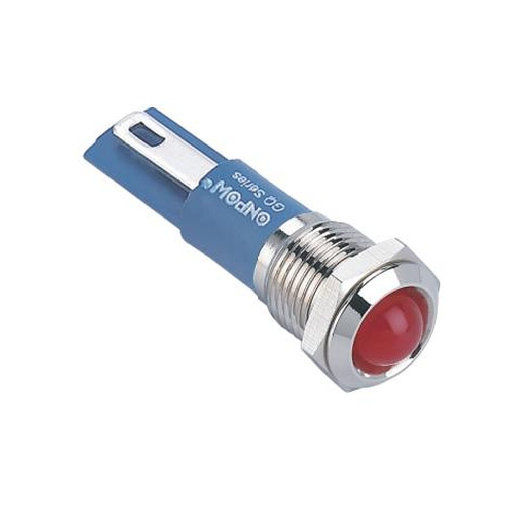 MR-GQ12G-D 12 mm Metal Indicator Light - Domed Lens, IP67