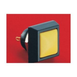 MR-GQ12S-10-J 12 mm anti-vandal push button, square head, pin terminal