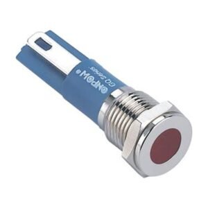 MR-GQ12T-D 12 mm Metal Indicator Light - Flat Round Lens, IP67