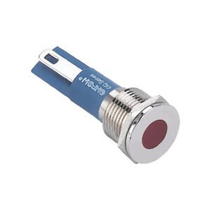 MR-GQ14T-D 14 mm Metal Indicator Light - Flat Round Lens, IP67