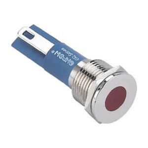 MR-GQ14T-D 14 mm Metal Indicator Light - Flat Round Lens, IP67