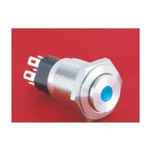 MR-GQ16-KH-11D 16 mm Metal Push Button - High Round Head, Dot Illuminated, 1NO1NC Changeover