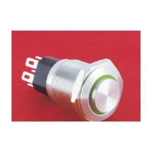 MR-GQ16-KH-11E 16 mm Metal Push Button - High Round Head, Ring Illuminated, 1NO1NC Changeover