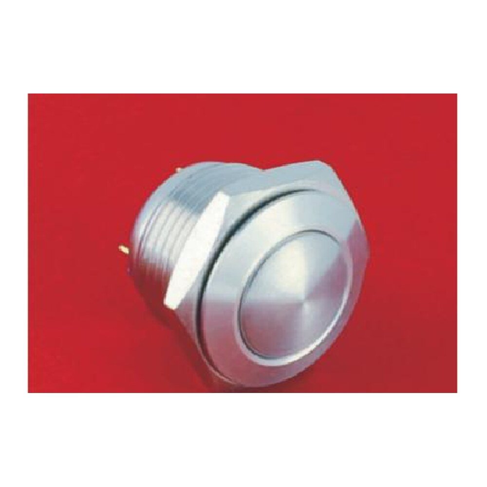 MR-GQ16B-10-J 16 mm Anti-Vandal Push Button - Domed Head, 1NO, Solder Tab