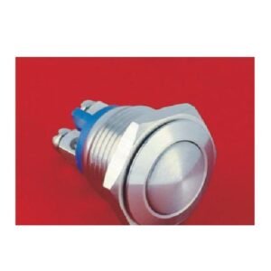 MR-GQ16B-10 16 mm Anti-Vandal Push Button - Domed Head, 1NO, Screw Terminals
